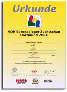Urkunde 2004